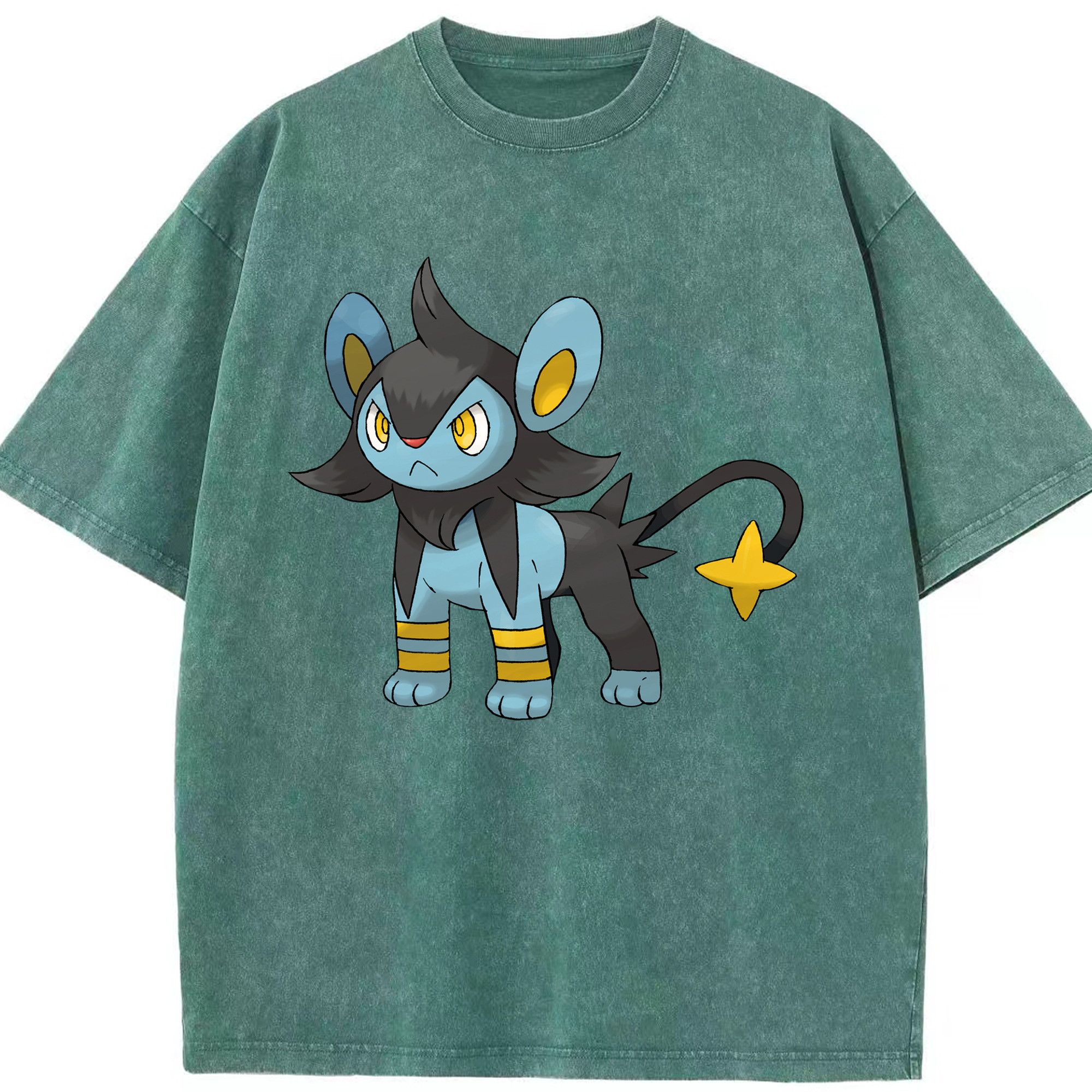 （画像用） ポケットモンスター Pokémon 綿100% ヴィンテージ風 半袖Tシャツ（フロントプリント）